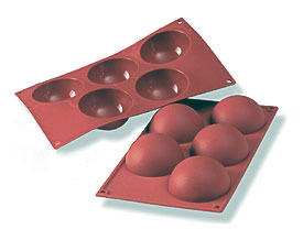 Schneider 115003 3" Silicone Half Sphere Baking Mold