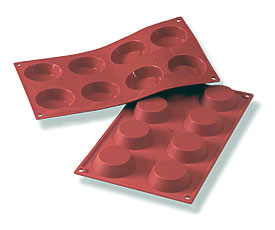 Schneider 115015 2 1 3" Silicone Tartlet Baking Mold