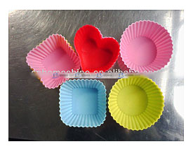 Silicone Cup Cake Muffin Mold Bakeware Mini Pan Tray ,China