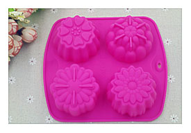 Even Pudding Jello Mold Handmade Soap Molds Flower Silicone Cake Mold