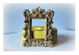 0731 Baroque Picture Frame Silicone Rubber Flexible Food Safe