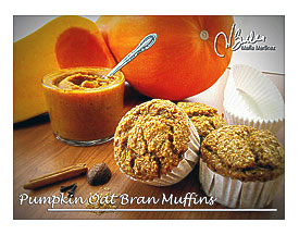 Pumpkin Oat Bran Muffins