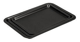 Non Stick Set Of 3 Carbon Steel Baking Roasting Cooking Oven Tin Trays