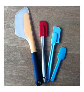Spatula With Rounded Edges And Has A Scoop Like A Spoon. Hurrah For
