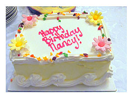 Glad Birthday cake
