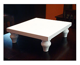Wedding Cake Stand Square 16 Inch White By KennethDante On Etsy
