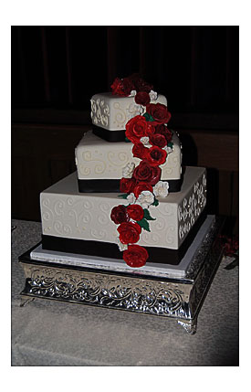 CAKES Your Fondant Cake Design Destination Square Wedding Cake