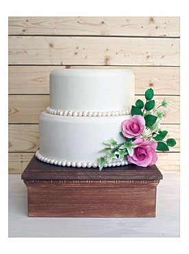 18 Inch Square Cake Stand Wooden Cake Stand By RitaMarieWeddings