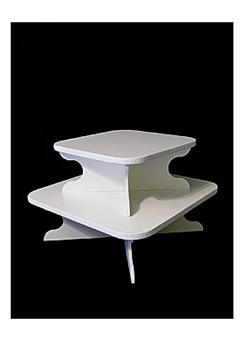 Tiny Square Cupcake Stand Tiny Square 2 Tier Cupcake Stand