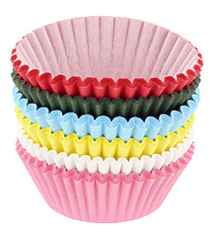 More » Assorted Standard Size 2.5 In Cupcake Baking Cups, 600 Pack