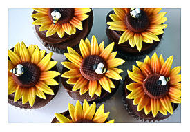 Cakes Sunflower Cupcakes