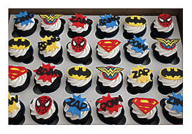 Superhero Cupcakes