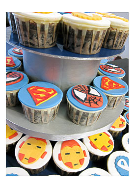 Cooking With Ah Mak Superhero Cupcakes For Little Jevan's Birthday