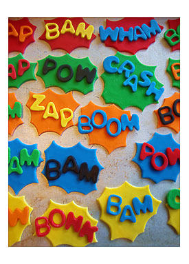 Colorful, Edible Fondant Cupcake Toppers For A Fun, Festive Touch