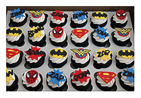 Superhero Cupcakes 12 2010