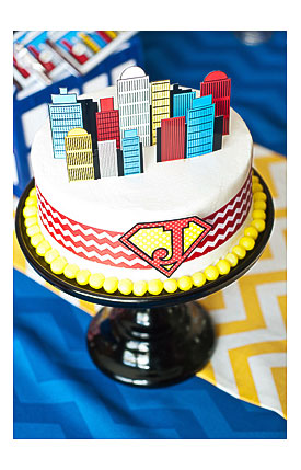 wonderful hero party Cake7