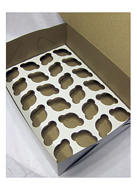 Cupcake Box Holds 12, PACK Of 10, 14x10x4 White Window Bakery Cake Box