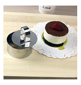  Heart Flower Mousse Cake Pastry Mold Ring Mould Layer Slicer Cutter