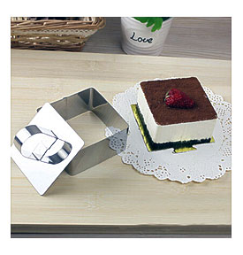  Heart Flower Mousse Cake Pastry Mold Ring Mould Layer Slicer Cutter