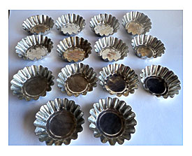 14 Tin Tart Molds Vintage Tart Tins By Treasurecoveally On Etsy