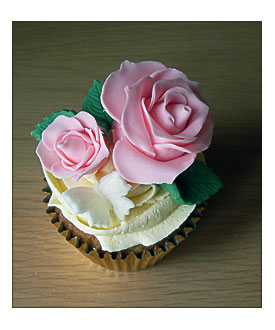 And The Lake District, Cumbria Floral Cupcakes With Vintage Tea Cups