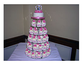 Pics Photos Pin Cupcake Tower Red Roses Round Wedding Cakes Cake