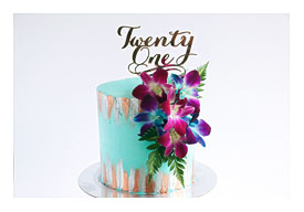 Cascading Floral Spray Cake Tutorial Rosie's Dessert Spot YouTube