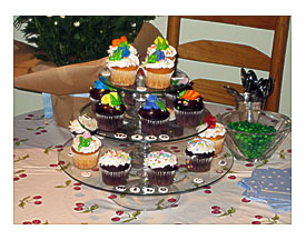 The Cupcake Tiers Were A Hit Cupcakes For Milo's Shower