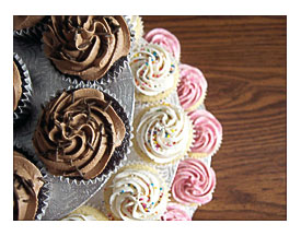 Cupcakes on tier series