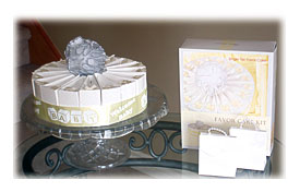 Tier Favor Cake Kits When Fully Assembled Are 12"x12"x8". They