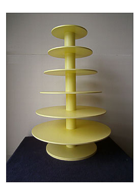 Tier Round Custom Made Unfinished Cupcake Stand. Great For Do It