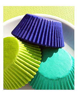 Cupcake Liners In Solid Royal Blue Jade By Thebakersconfections