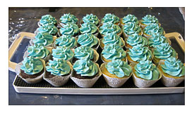 Frost It Rehearsal Dinner Cake & Cupcakes