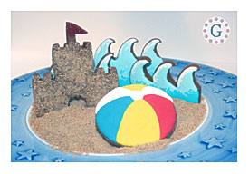 Beach Ball Cookie Cutter The Gingerbread Cutter Company