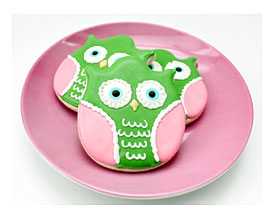 Colorful Owl Cookies