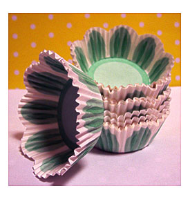 Green Tulip Pastel Cupcake Liners Choose By LulusCupcakeBoutique