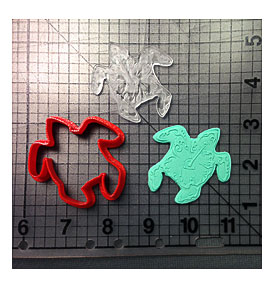 Hawaiian Turtle 101 Cookie Cutter And Stamp