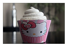 Hello Kitty Birthday Cupcake Wrappers Set Of 2 Printable Party