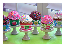 Monogram Cupcake Wrappers To Showcase On Your New Cupcake Stand
