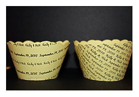 Custom Cupcake Wrappers Weddings By WellDressedCupcakes On Etsy