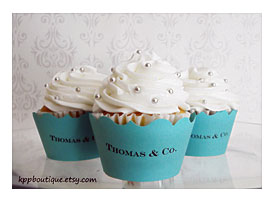 Tiffany & Co. Inspired Personalized Cupcake By Kppboutique On Etsy