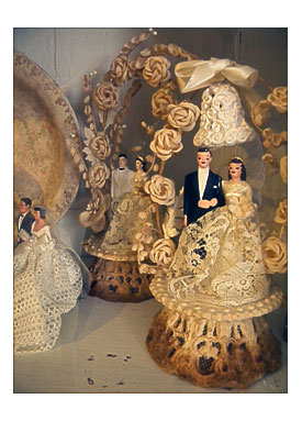 Vintage Wedding Cake Topper Brides.Past & Present. Pinterest