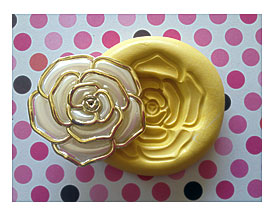Large Big ROSE Silicone MOLD Fondant Mold By MoldsSweetTreasure