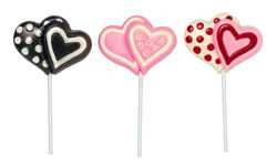 Heart Candy Chocolate Lollypop Lollipop Mould Mold Enlarged Preview