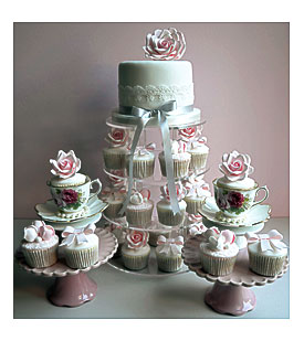 Little Paper Cakes Beautiful Vintage Wedding Cupcakes