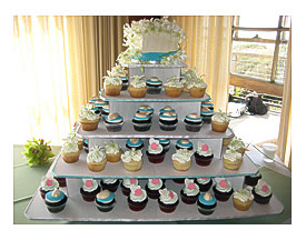 Wedding cupcake belfry