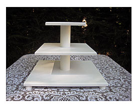 Cupcake Stand 3 Tier Cake Tower White By YourDivineAffair On Etsy