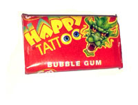 Bulk+Candy . Happy Tattoo Bubblegum Novelty Candy Sweets