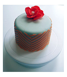 Custom Cakes By Lori Gluten free Chevron Cake