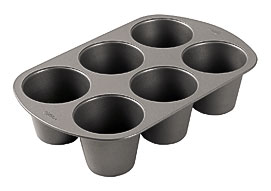 Wilton 6 Cup Kingsize Muffin Pan Free Shipping